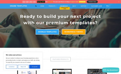 enginetemplates.com screenshot