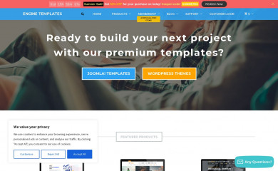 enginetemplates.com screenshot