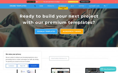 enginetemplates.com screenshot