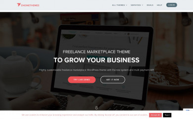 http://www.enginethemes.com/themes/freelanceengine screenshot