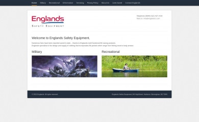 englands1.com screenshot