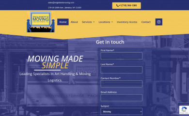 englebertsmoving.com screenshot