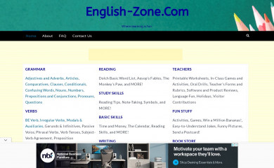 english-zone.com screenshot