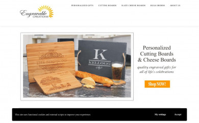 engravablecreations.com screenshot
