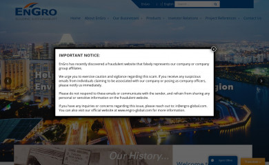 engro-global.com screenshot