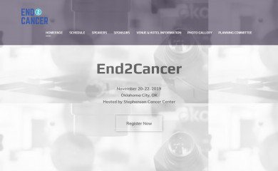 end2cancer.com screenshot