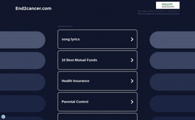 end2cancer.com screenshot