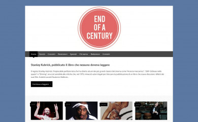 endofacentury.it screenshot