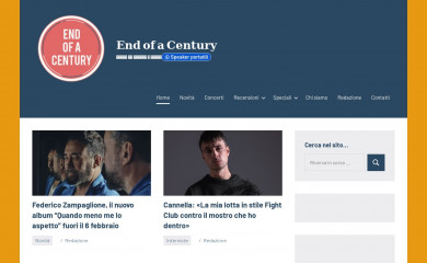 endofacentury.it screenshot