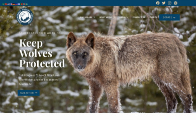 endangered.org screenshot