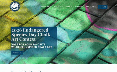 endangered.org screenshot