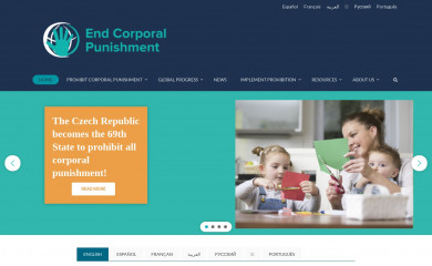 endcorporalpunishment.org screenshot
