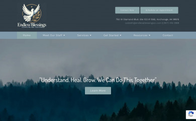 endlessblessingscounselingcoaching.com screenshot