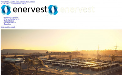 enervest.com.au screenshot