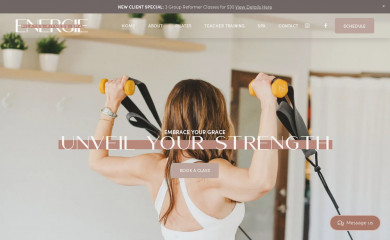 energiepilatesspa.com screenshot