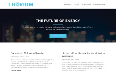 energyfromthorium.com screenshot