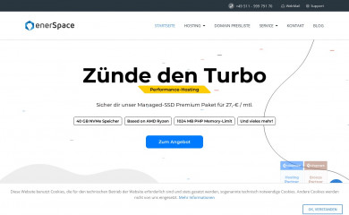 enerspace.de screenshot