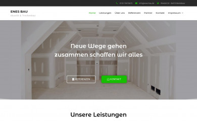 enes-bau.de screenshot