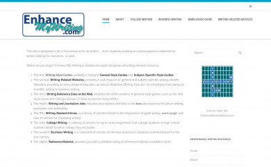 enhancemywriting.com screenshot