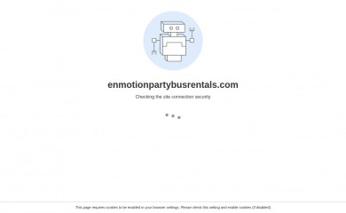 enmotionpartybusrentals.com screenshot
