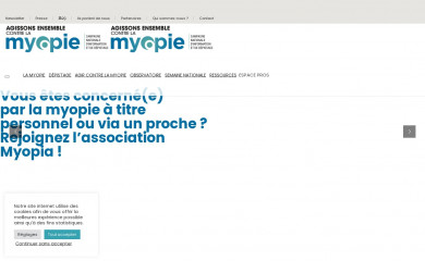ensemblecontrelamyopie.fr screenshot