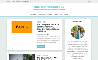ensuredtechnology.com screenshot