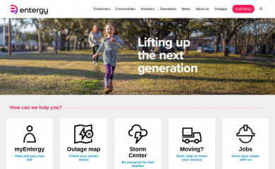 entergy.com screenshot