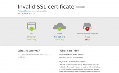 enterprisecybersecure.org.au screenshot