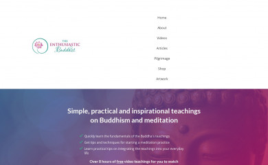 enthusiasticbuddhist.com screenshot