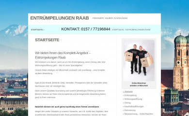 entruempelungen-raab.de screenshot