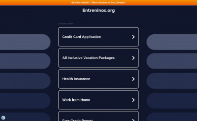 entreninos.org screenshot