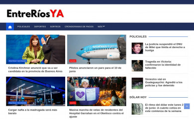 entreriosya.com.ar screenshot