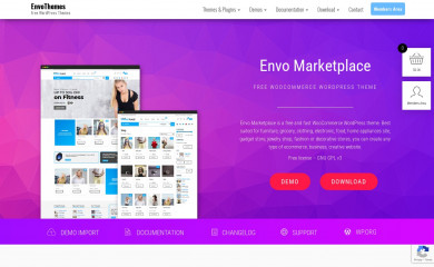 https://envothemes.com/free-envo-marketplace/ screenshot
