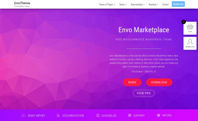 https://envothemes.com/free-envo-marketplace/ screenshot