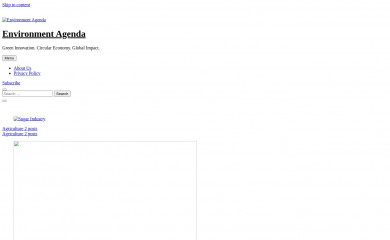 environmentagenda.com screenshot