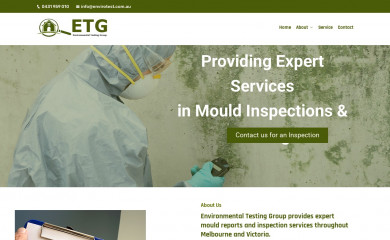 envirotest.com.au screenshot