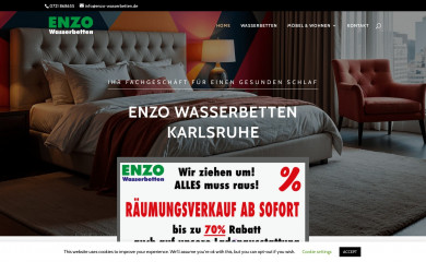 enzo-wasserbetten.com screenshot