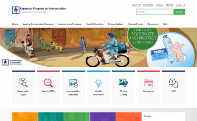 epi.gov.pk screenshot