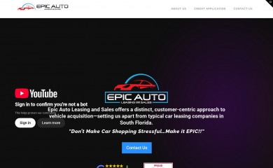 epicautolease.com screenshot
