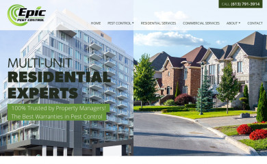 epicpestcontrol.ca screenshot