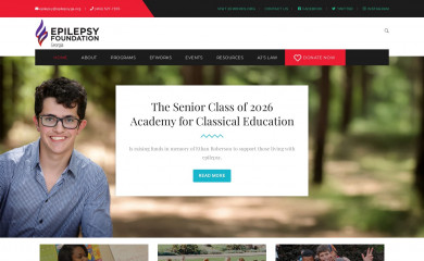 epilepsyga.org screenshot