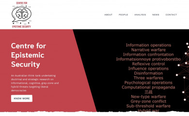 epistemicsecurity.org screenshot