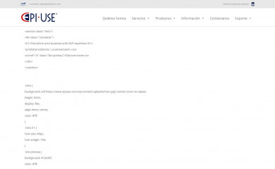 epiuse.lat screenshot