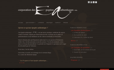 epopees.be screenshot