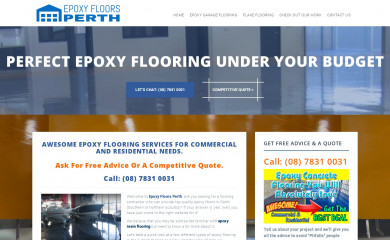 epoxyfloorsperth.com screenshot