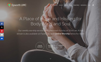 epworthworcester.org screenshot