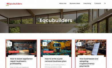 eqcustombuilders.com screenshot