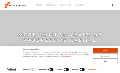 equitiesfirst.com screenshot