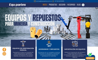 equipartes.com.co screenshot
