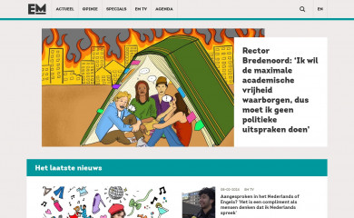 erasmusmagazine.nl screenshot